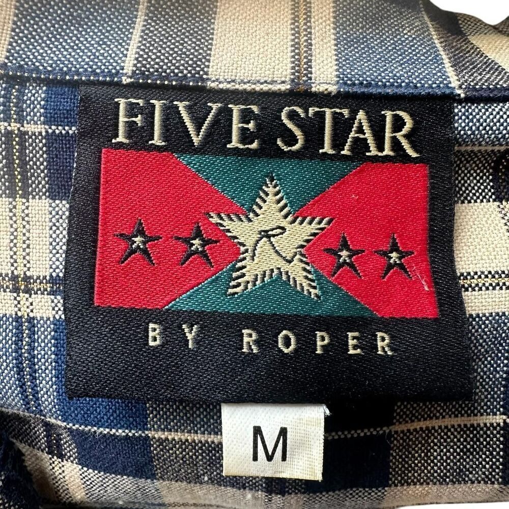 Roper Medium Women's Button Up Top with Tie back - Picture 5 of 5
